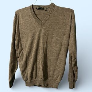 Tundra Men's Tan V-Neck Sweater